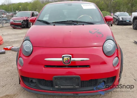 2016 Fiat 500 Abarth из США, поврежденный, VIN 3C3CFFFH7GT191087